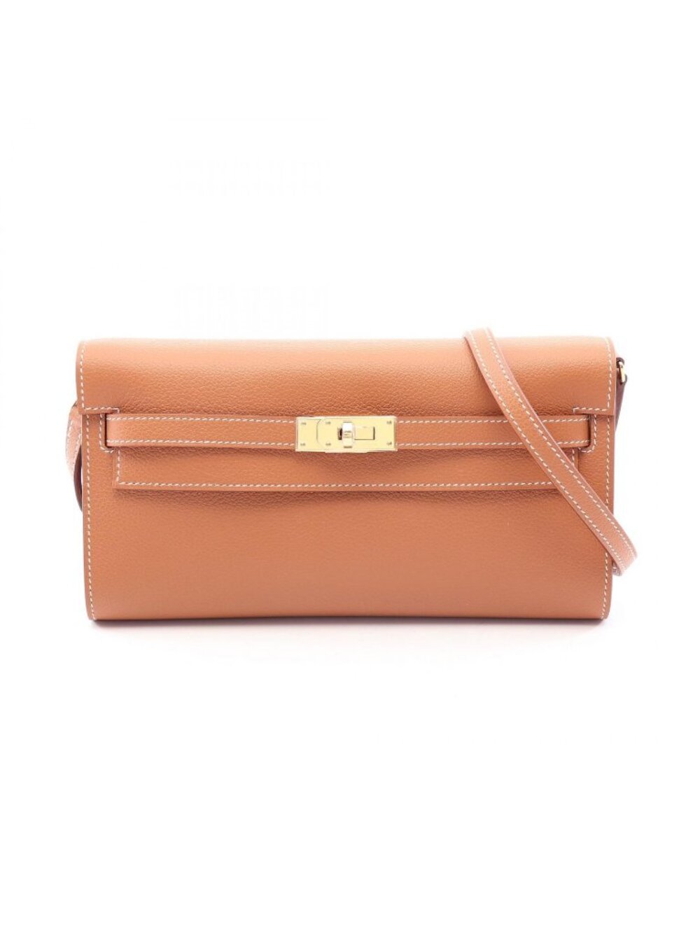 Hermes Shoulder Bag Kelly to Go Gold Long